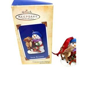 Christmas Ornament Hallmark 2004 "Snow Buddies" 3" tall Keepsake Collection